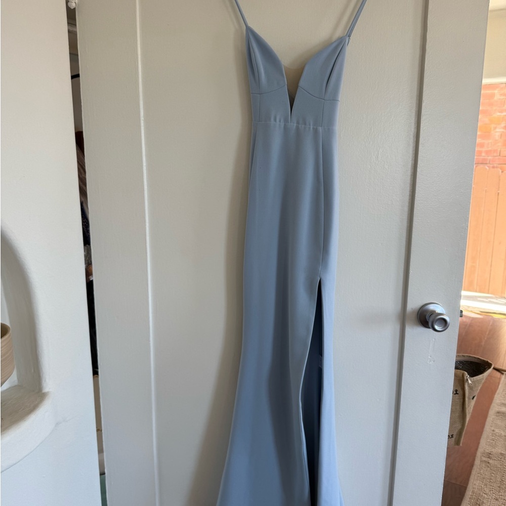 Lovers + Friends Light Blue Maxi Dress